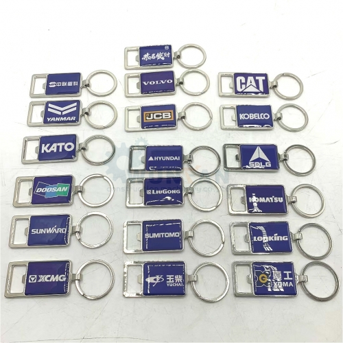 Excavator Heavy Equipment machinery opener key chain for different brand