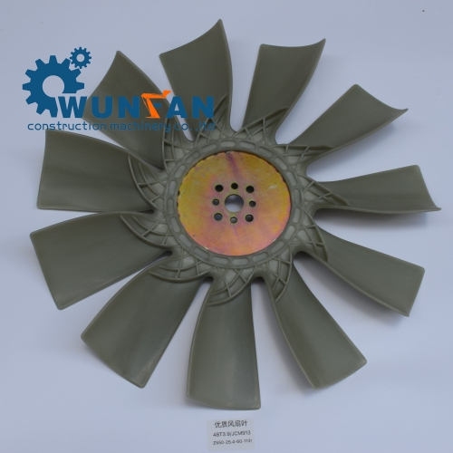 high quality excavator cummins 4BT3.9 Engine spare parts 11 blade Cooling Fan Blade