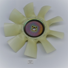 high quality excavator Isuzu 6BG1 Engine spare parts 9 blade Cooling Fan Blade with size 620*36*60