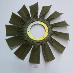 high quality excavator 6D24 Engine spare parts 13 blade Cooling Fan Blade with size 735*178*215