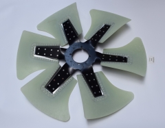 high quality excavator hitachi 6HK1 Engine spare parts 6 blade 4 hole Cooling Fan Blade