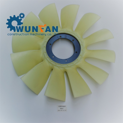 high quality excavator hitachi 6SD1 Engine spare parts 12 blade Cooling Fan Blade Z680-145-170