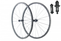 Feder (26mm wide) Rim Brake  Carbon-ti built Tubeless wheel set 20H/24H