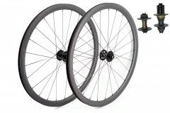 Kaze Disc 26mm(wide) Chris King R45 built tubeless wheel set 24H/24H