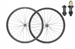 Kaze Disc 28mm(wide) Bitex 312 built tubeless wheel set