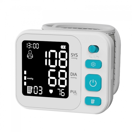 AOJ-35F Wrist Blood Pressure Machine Four-color Backlight Electronic Wrist Blood Pressure Monitor