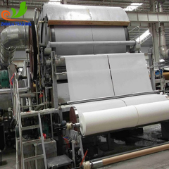 Crescent toilet paper machine