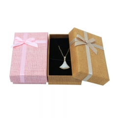 Necklace Paper Gift Packaging Box With foam inserts inside