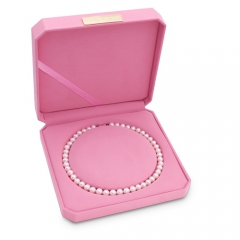 Latest arrival hot selling microfiber jewelry box high quality women jewelry portable storage box