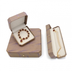 Latest product excellent quality premium gift box for jewelry packing necklace storage box