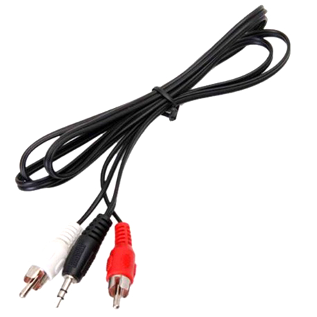Stereo Audio Cable Jack 3.5 to 2X RCA