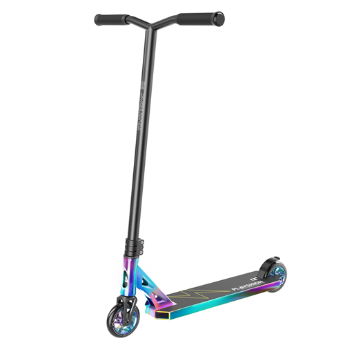 Funshion rainbow pro scooters with neo chrome coating and forging fork