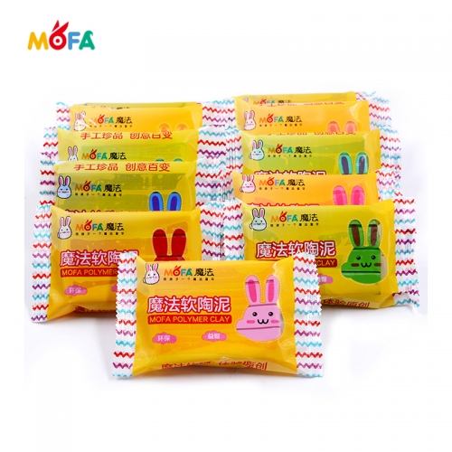 Factory price 48 colors play dough non-toxic super light clay for school kids Polymer Clay