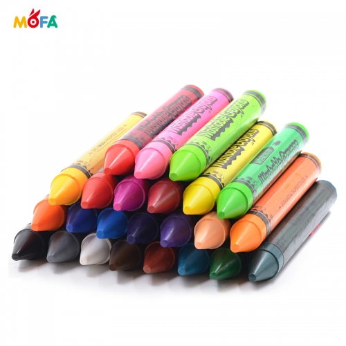 MOFA Chinese Factory Customized Company Logo Printing Kids Multicolor Crayon Pen