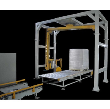 rotary arm type pallet stretch wrapping machine