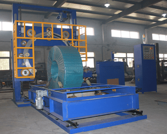 heavy steel coil packing machine