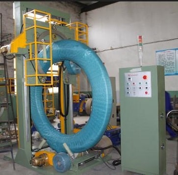 big size hose coil packing machine