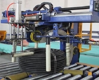 hose coil packing machine