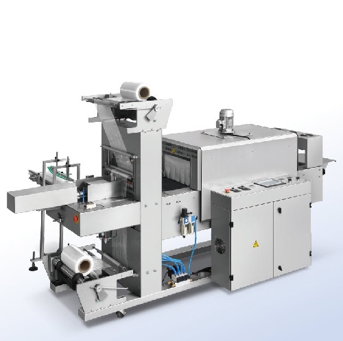 Stainless steel thermal sealing shrink wrapping machine used for packing medicine