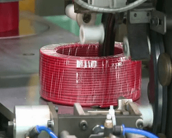 coiling and wrapping packing machine