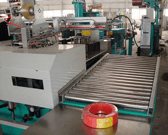 coiler and packing wrapping machine