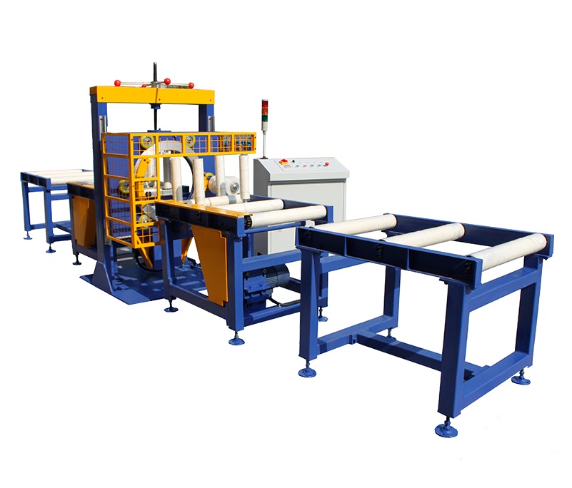 aluminum profile bundling machine and wrapping machine