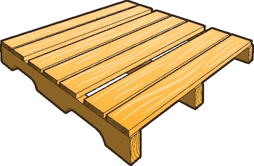 wooden skid 