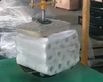 non pallet stretch wrapping machine packing different products