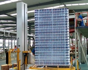 online pallet stretch wrapping machine