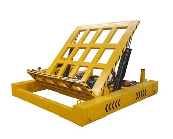 hydraulic flipping machine for turning pre-slab and panel and boards