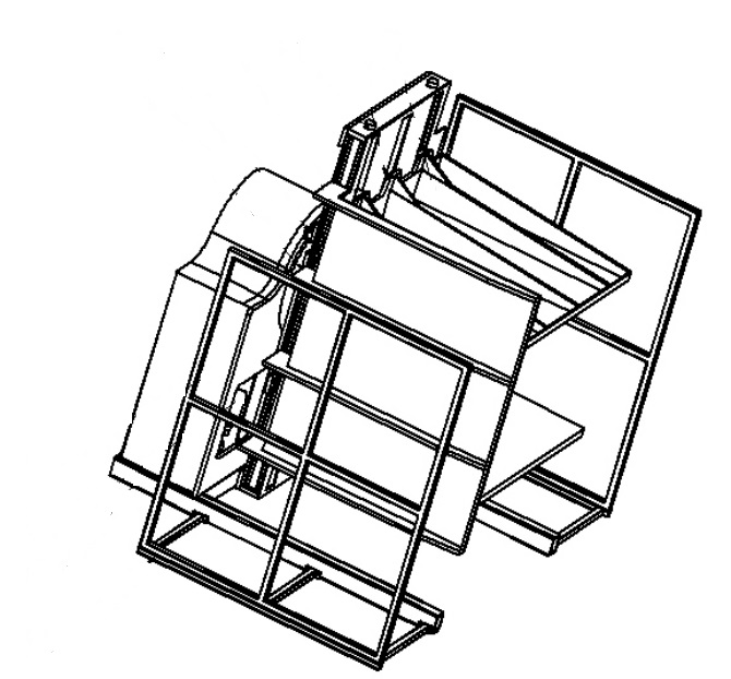 pallet inverter flipping machine for tipping pallet loads