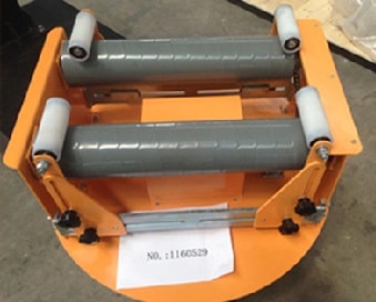 heavy duty supportive rollers on jumbo roll wrapping machine-min