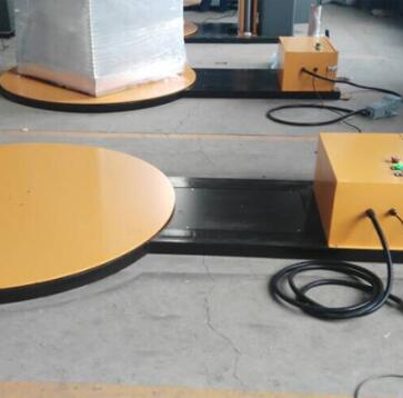 cheap turntable pallet stretch wrap machine made in China-min