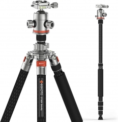 Geekoto CT32X 85 inch Carbon Fibre Profession Photography Tripod & Monopod for DSLR Camera