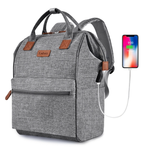 Leak-Proof Water-Proof Lunch Bag Wide Open Insulated Box Thermal/Cold Tote Stripe Double deck