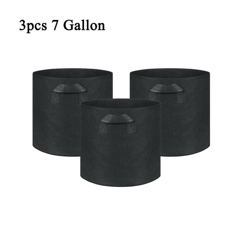 Garden  Plant Planter Fabric Bags 7 Gallon*3PCS  Grow bag super Aeration/Breathable