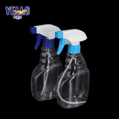 400ml Clear Small Trigger Spray Bottles , Detergent Liquid Cleaning Spray Container