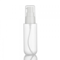 Transparent PP Plastic Bottle , Refillable Empty Cosmetic Containers 60Ml