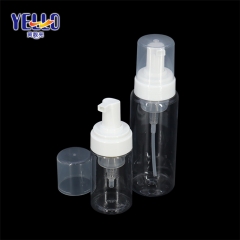 Clear Plastic Foam Pump Dispenser Bottle For Cosmetic Reusable Material