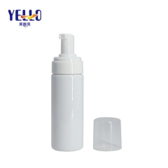 White Foaming Soap Bottle 100ml 150ml For Cosmetic Packaging Cylinder Shape