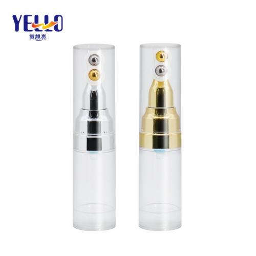 20ml Airless Cosmetic Bottles With Roller Ball Applicator , Eye Cream Packaging Bottle