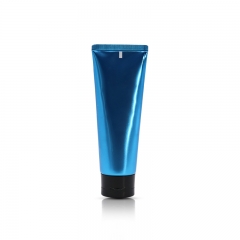 Blue 100ml 120ml Laminated Plastic Cosmetic Tubes With Flip Top Cap