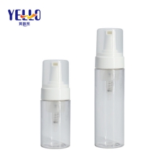 White Foaming Soap Bottle 100ml 150ml For Cosmetic Packaging Cylinder Shape