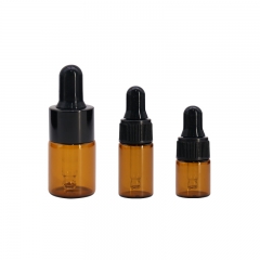 Customized Empty Mini 5ml Cosmetic Dropper Bottles Recyclable Easy Filling