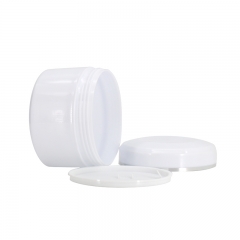 White Empty Plastic Cosmetic Container , Face Mask Jar PP Material