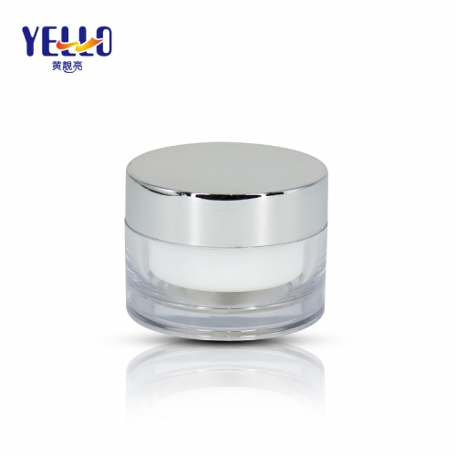 Double Wall Plastic Face Cream Jar 30g 50g For Skincare Packaging