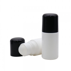 50ml Empty Plastic Cosmetic Container Deodorant Roll On Bottle For Essential Oil