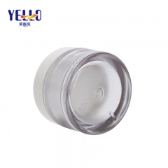 PET Plastic Cream Jar For Cosmetic Silk Printing Customize Color