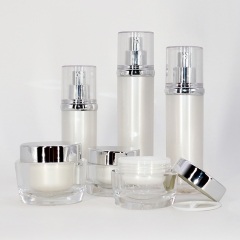 Tarro de crema facial de acrílico vacío 20g 30g 50g para embalaje de cuidado de la piel