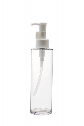 150ml Empty Plastic Pump Bottle , PET Clear Custom Lotion Bottle